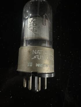 6c5-gt National Union 1 6c5-gt/g Tube Tests Good