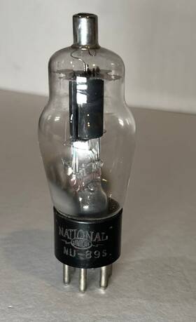 Nu-89s National Union Very Rare Vintage Electronic Vacuum Audio Amp Tube Nos