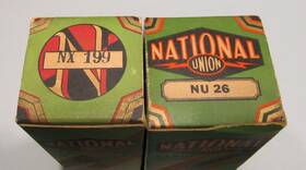 Nx-199 National Union Nx199 Tube Box For Nu-26 And - Radio Corporation