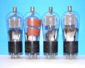 Ny-235 National Union Type Ny 235 Radio Audio Amplifier Vintage Vacuum 4 Tubes Valves Globe 35 351 251