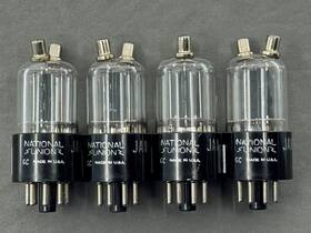 National Vr135 Det20 Matched Quad Nos Nib Union 7193 2c22 Mil Spec Tubes Test