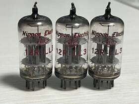12r-ll3 Nec Near Mint Vacuum Tubes Set Of 3 Tested Japan