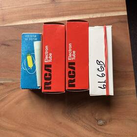 6l6gb No Brand Marked 6pi3c New Matched Quad Vacuum Tubes Open Box