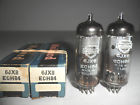 Ech84 Nos " Mullard Plates Audio 6jx8 Tested Mesh Gett Pair Tubes Matched Nib