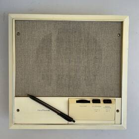 Nutone 2553b Vtg Intercom Speaker With Mounting Screws Cream Color Untested