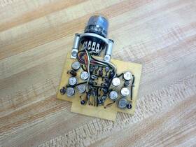Ba1-155701-b000 Part Circuit Board With Radio Vacuum Tube Ba1155701b000