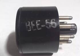 Bee-56 Phenol Vtg Chicago 9 Pin To Loctal Vacuum Tube Adapter Model No