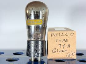 Rayx-171a Philco Type 71-a Globe Balloon Tested Good Tube