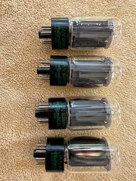 6l6wgm Philips Jan Tubes Matched Quad