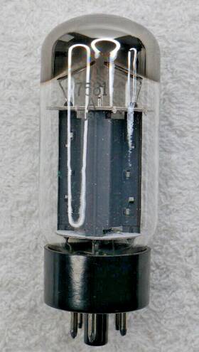 7581-a Philips 7581 A Vintage Usa Power Tube Solid Oo Getter Test Excellent No Reserve