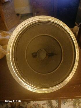 Bx454a Philips Very Rare Full Range 8 Inch Alnico Speaker From Model 1955 Radio