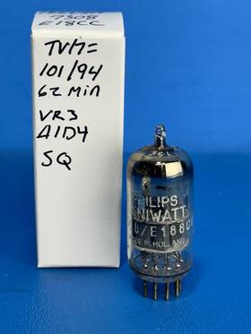 E18cc Philips Phillips Miniwatt 7308 Tube Vr3 Herleen 1d4 Special Quality 6dj8 Sq