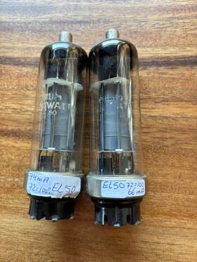 El50 Philips Miniwatt Tubes