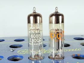 Ell80e Philips Closely Matched Pair 6085 E80cc Nos Tested Like Tube