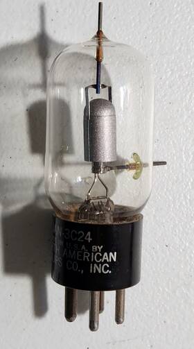 Jan3c24 Philips Electron Tube Phillips Untested