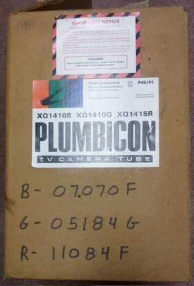 Xq1410 Philips Plumbicon Tubes - Made In U.s.a