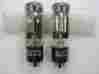 Plates-h-1 Rca 2-6as7g Tubes Matched Pair Top Getter Black