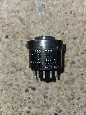 110-r Pomona Vintage Good Used Crt Conversion Adapter Model