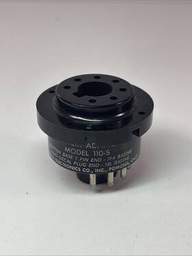 110-s Pomona Vintage Adapter 110 Crt Tube Socket Guaranteed