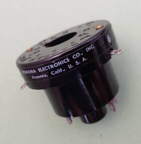 Tvs-1 Pomona Vintage Duo-decal Crt Test Adapter 12 Pin Tube Socket