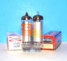 0b2-6627 Raytheon No 0b2 6627 Radio Audio Gas Voltage Regulator Vacuum 2 Tubes Valves