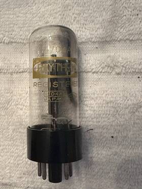 17d4a Raytheon Damper Diode Tube Japan Estate Find Untested