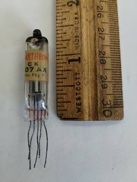 507ax Raytheon Vintage Ck Vacuum Tube
