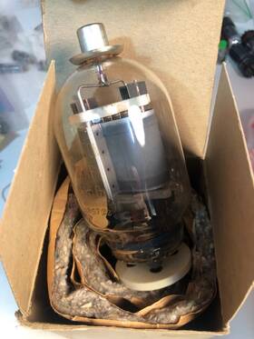 715-c Raytheon Vintage 1951 Usaf Ham Radio Transmitting Vacuum Tube T-54