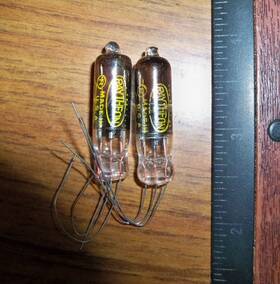 Ck-5783 Raytheon 2 Strong Ck 5783 Subminiature Tubes