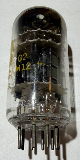 Raytheon Ck5751wa 12ax7 Ecc83 Triple Mica Blackplate Square Getter Low-noise / Tube Tested Nos