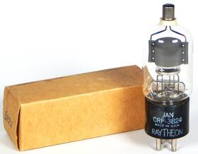 Crp-3b24 Raytheon Jan Crp 3b24 Electron Vacuum Tube In Box Untested Military Vintage