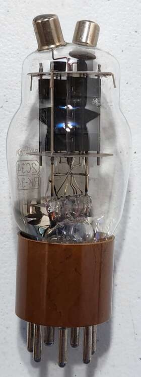 Jan-crp-2c34vt-224 Raytheon Vintage Radio Receiving Tub