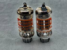 Raytheon Jan-crp-5687wa 2 Mil Spec Tubes Bronze Plates Ring Getters Strong