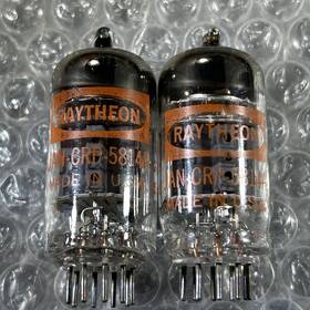 Raytheon Jan-crp-5814s Pair 1963 Trip Micas Balanced Strong Clear Labels