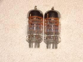 Jan-jrp-5814a Raytheon 2 X Tubes Windmill Getter Strong Matched Pair Mil Spec#r6