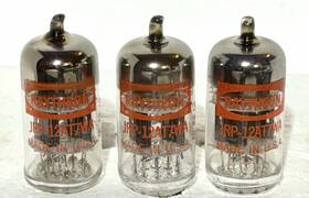 Raytheon Jrp-12at7wa 3 1964 Tubes Triple Mica Mil-spec Low Noise Fisher 400 Fender Amps