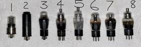 Vt77 Raytheon Rca National Union Used Tube Lot Electron Radio Tubes #4 #5 #8