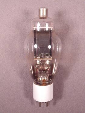 Rk-12 Raytheon 1 Ceramic Base Ham Radio Hifi Amplifier Vintage Vacuum Tube