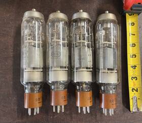 Rk-47 Raytheon Lot Of 4 Transmitter Tubes For Display