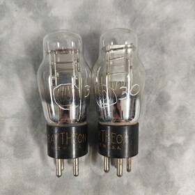 Wx274b Raytheon Vintage Type Vacuum Tubes Tested Pair 4-pin Rare