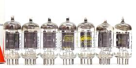 Balanced....1 Raytheon Zenith Aecc82 6 Nice Tested Made 12au7/a Black Plates Tubes.....5 Bonus