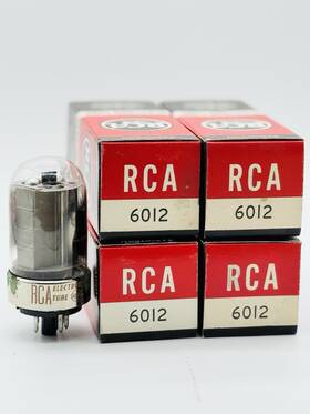 Rca 078152610163 X4 New Vintage Nos 6012 Octal Thyratron Tetrode Audio Vacuum Tube Valve I1