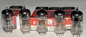 4-6bk7b Rca 1-6bk7a 5-vintage Tested Strong Audio Amplifier Hifi Vacuum Tubes