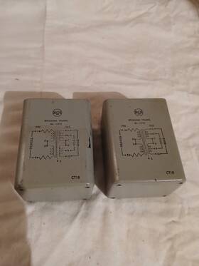 11712 Rca Bridging Transformer Pair Read Description