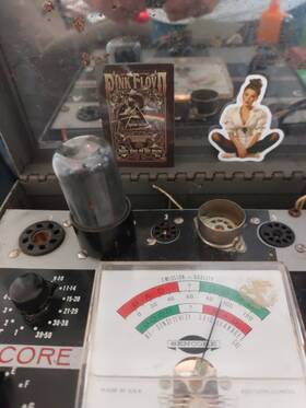 127n7gt Rca Vacuum Tube Smoked Glass Tested