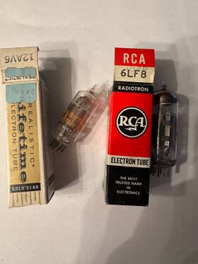 12av6 Rca 12av6/6lf8 Mixed Lot Of 2 6lf8/12av6 Radio/amplifier/tv Vacuum Tube Used