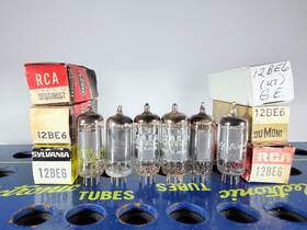 12be6n Rca Lot Of 6 Tube Mix 12be6 Jhk90 Tested Good
