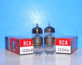 12dk6 Rca Nos 1962 Radio Audio Amplifier Electron Vacuum Tubes 2 Valve Tested