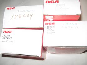 147157 Rca Heads And Cylinder Mixed Lot Vintage Video Or