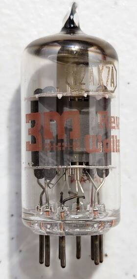 1zax7a Rca Vintage 3m Revere Wollensak Electron Tube